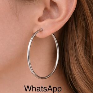 Classic Silver Hoop Earrings - Timeless Women’s Jewelry